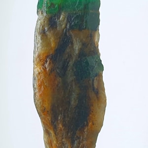 Vibrant Swat Emerald Crystal: Raw Green Beryl on Matrix (20.30 cts) from Swat Valley Pakistan