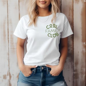 Comfort Colors, Cool Family Club Unisex T-Shirt |Softstyle Tee for Family Gatherings, Gifts, Casual Wear, Birthday Parties, Everyday Outfits