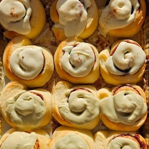 Best Homemade Cinnamon Rolls Recipe PDF – Soft & Fluffy Sweet Rolls with Cream Cheese Icing – Easy Instant Download, Cinnamon Rolls