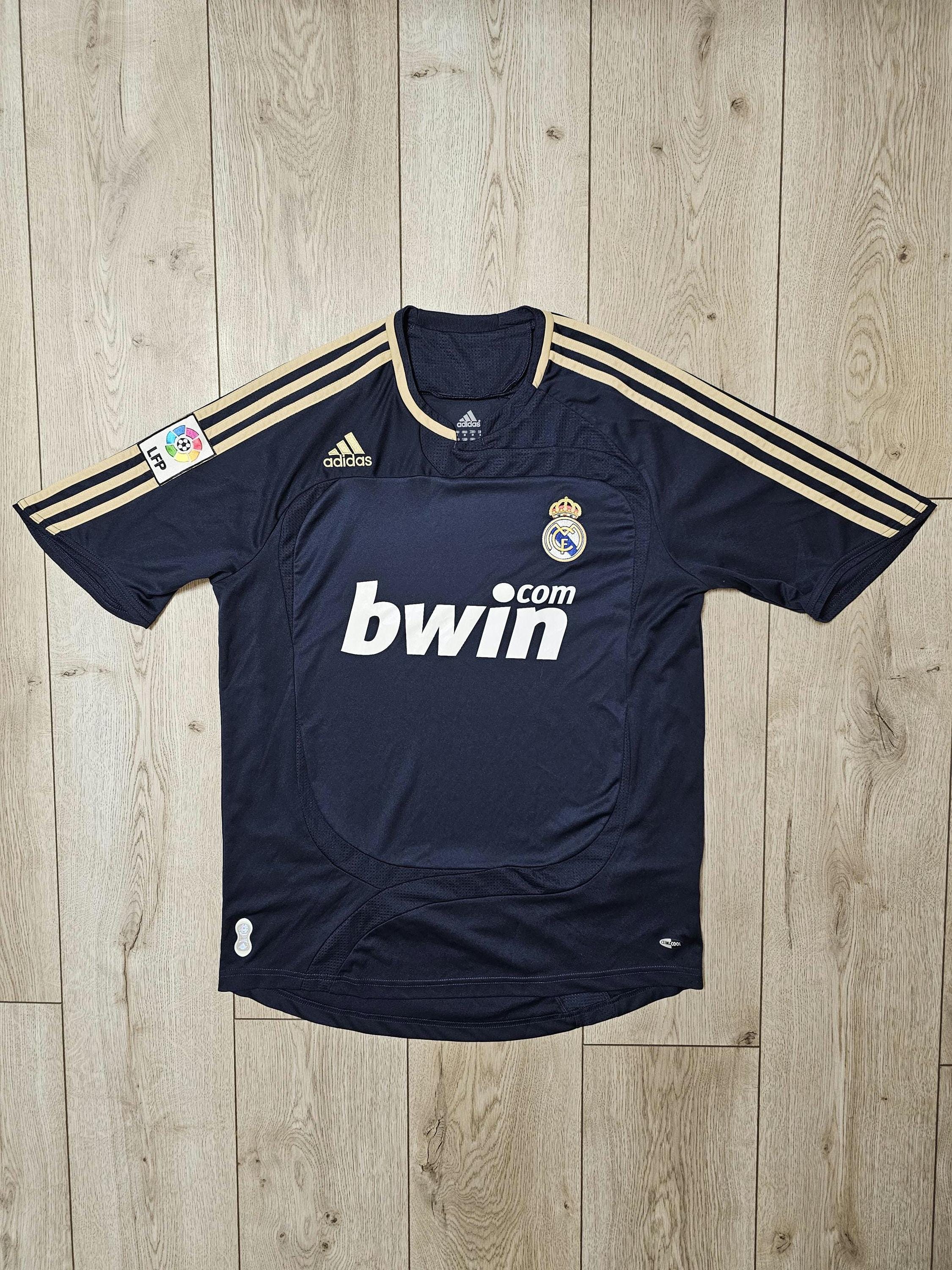 Real Madrid away vintage soccer jersey football shirt spain soccer M adidas