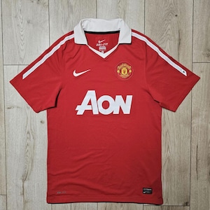 Manchester united vintage home soccer jersey football shirt england soccer jersey red S nike
