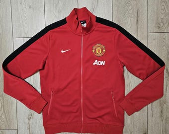 Manchester united vintage training football jacket england soccer jacket training full zip jacket M nike