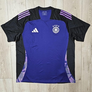 Germany training euro soccer jersey football shirt purple 2XL adidas