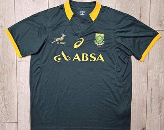 South africa rugby jersey rugby shirt world sevens rugby union jersey green rugby jersey 2xl