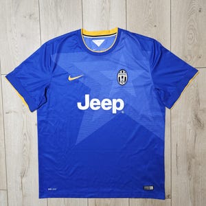 Juventus Auswärtstrikot Italien Fußballtrikot Juve Trikot blau XL Nike