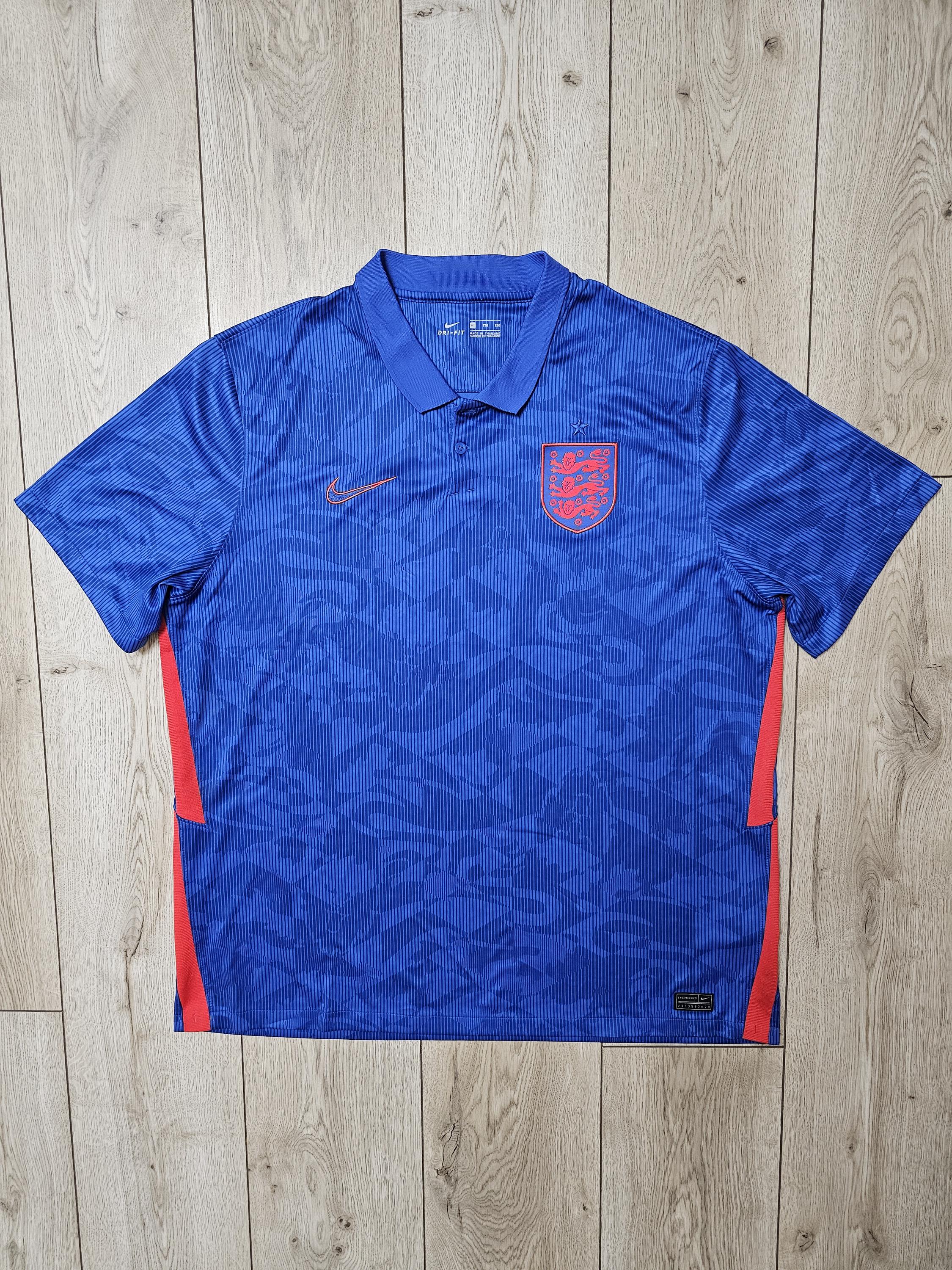 England national team away football shirt blue soccer jersey england soccer  2xl nike
