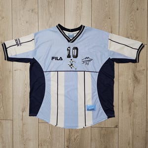 Argentina 2001 Maradona vintage farawell match football shirt soccer jersey argentina soccer jersey L