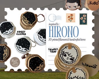 Hirono Pop Mart Handmade Keychain/bag Charm - Etsy