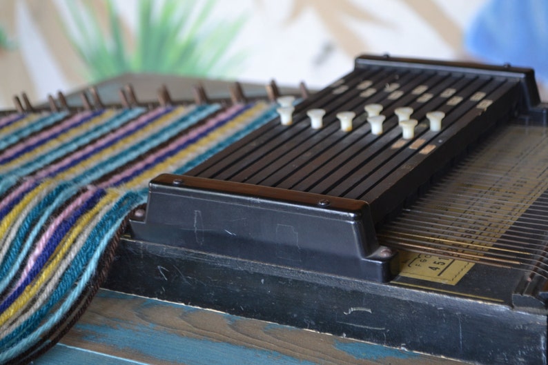 Woven Autoharp Musical Instruments Weaving Yarn Folk Etsy
