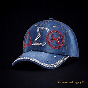 Rhinestone Denim Cap - Etsy display picture 2