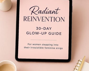 30-Tage-Glow-Up-Guide für Frauen 50+: Selbstfürsorge-Arbeitsbuch (Digitaler Download)