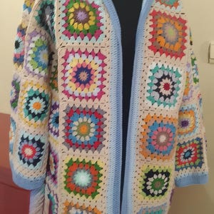 Hand-Knit Cotton Cardigan: Custom Color & Size - Soft Knit Sweater