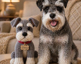 Personalized Crochet Dog Plush, Custom Dog Amigurumi From Photo, Handmade Dog Stuffed Animal, Dog Memorial Keepsake Gift