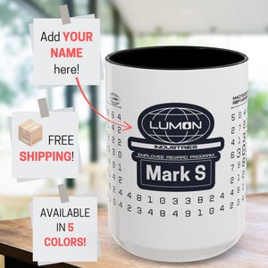 Personalized Severance Mug Lumon Industries Gift | Mark S, Helly R, MDR Mug | The Work is Mysterious | Severance Merch, Lumon Mug