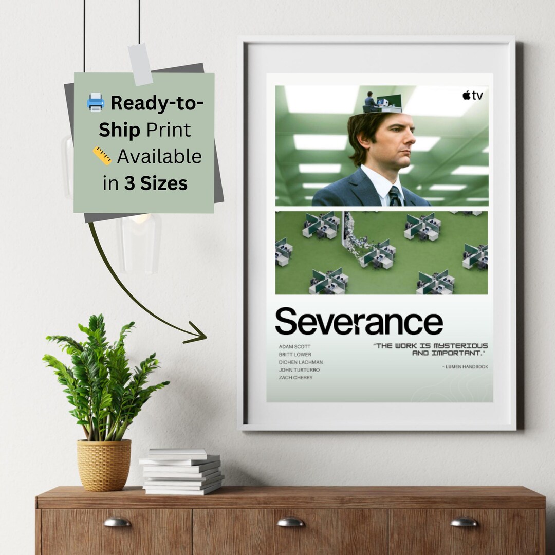 Severance Poster Lumon Industries Wall Art | "the Work is Mysterious ...