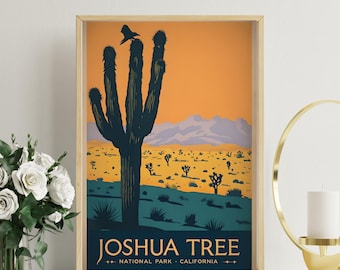 Retro National Park Poster Set | Desert Travel Art (Digital Download)