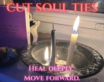 Spiritual Cord Cutting – Banish Past Ties, Energy Cleanse, Psychic Protection, White Magic Removal Spell, Cut Negative Cords Fast