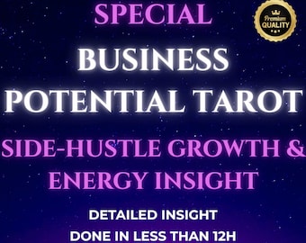Business / Side-Hustle Potential – Same-Hour Tarot Reading