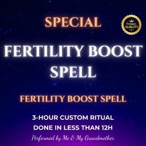 Fertility Boost Spell – Powerful White Magic to Enhance Fertility, Manifest Pregnancy Fast, Maximum Efficiency, Same Day Ritual Cast