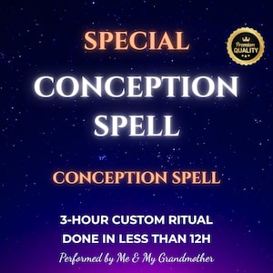 Conception Spell – Get Pregnant Fast with White Magic, Enhance Chances to Conceive, Powerful Ritual for TTC Support, Same Day Cast