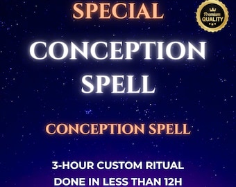 Conception Spell – Get Pregnant Fast with White Magic, Enhance Chances to Conceive, Powerful Ritual for TTC Support, Same Day Cast