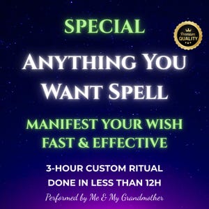 Hechizo para conseguir cualquier cosa, Poderoso hechizo mágico para conceder deseos, Manifiesta cualquier cosa rápidamente, Ritual de magia blanca, Impulso de energía universal