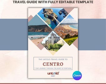 Central Portugal Travel Guide: 7-Day Itinerary with Local Tips (Digital Download, Editable Template)