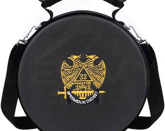 Masonic Scottish Rite 32nd Degree Crown Cap Case