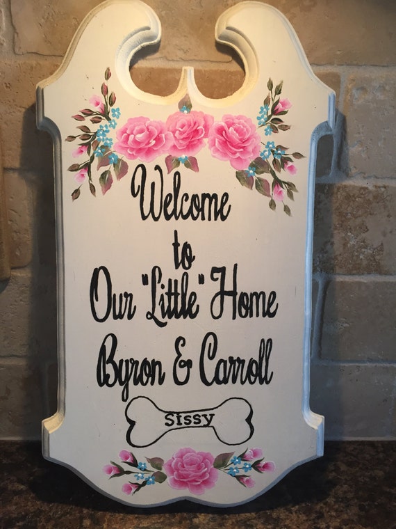 Garden sign hand painted custom ordered custom painted | Etsy