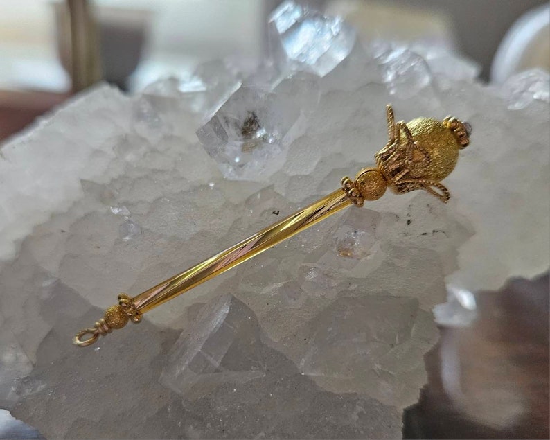 Tooth Fairy Wand, Princess Wand, Fairy Wand Silver Sparkle or Glittering Gold image 5