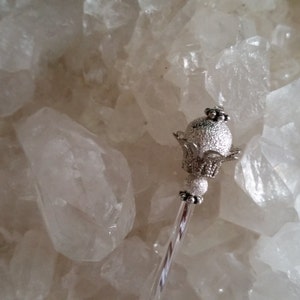 Tooth Fairy Wand, Princess Wand, Fairy Wand Silver Sparkle or Glittering Gold image 4