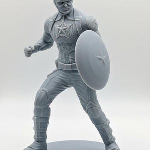captain america action figure 3d model image 1