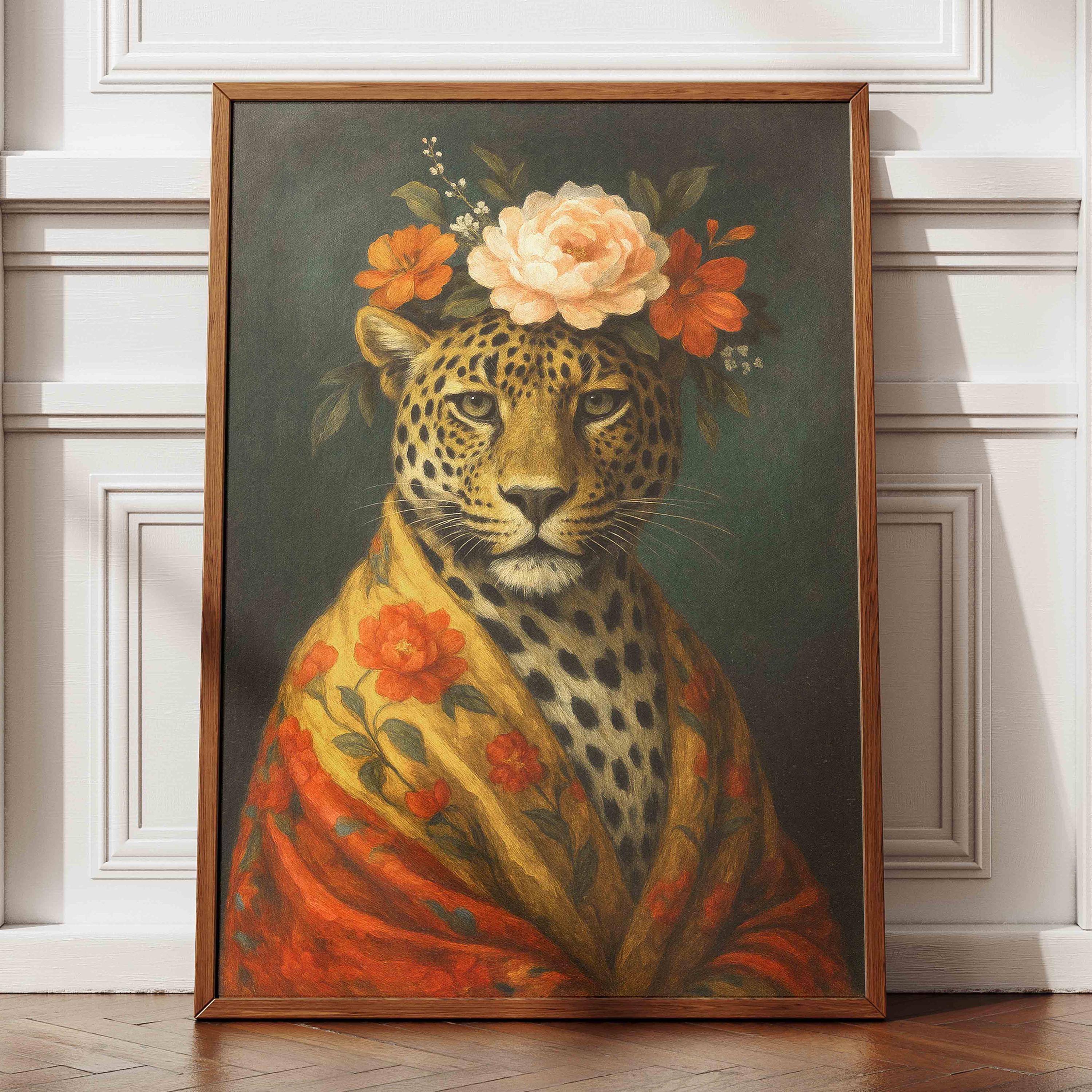 Parche Bordado De Leopardo, 3,0 "de Ancho/bosque/costura/vida