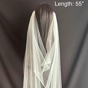 Drape veil, cathedral veil, bridal veil, wedding veil, chapel veil, waltz veil, bohemian veil, Boho style veil, soft veil, sheer veil