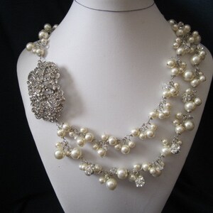 Kate Collection Wedding Wedding, Bridal Jewelry Set, Pearl Necklace ...