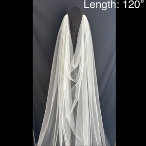Bohemian drape wedding veil: soft tulle bridal veil, cape veil