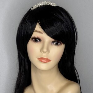 Peineta de novia con perlas de Swarovski, tocado de novia, horquilla de novia, accesorio para el cabello de novia, horquilla de boda, tocado de boda, tiara de perlas