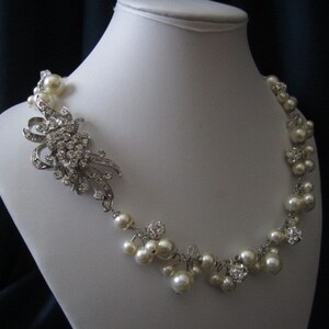 LIZ SET Wedding Jewelry Bridal Jewelry Pearl Necklace - Etsy