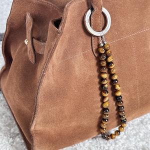 Trendy bag charm keychain