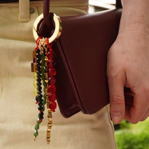 Dije para bolso, Dije para monedero, Llavero bonito, Dije para bolso con cuentas, Dijes para llavero, Llavero, Dijes para bolso, Llavero vintage, Llavero hecho a mano