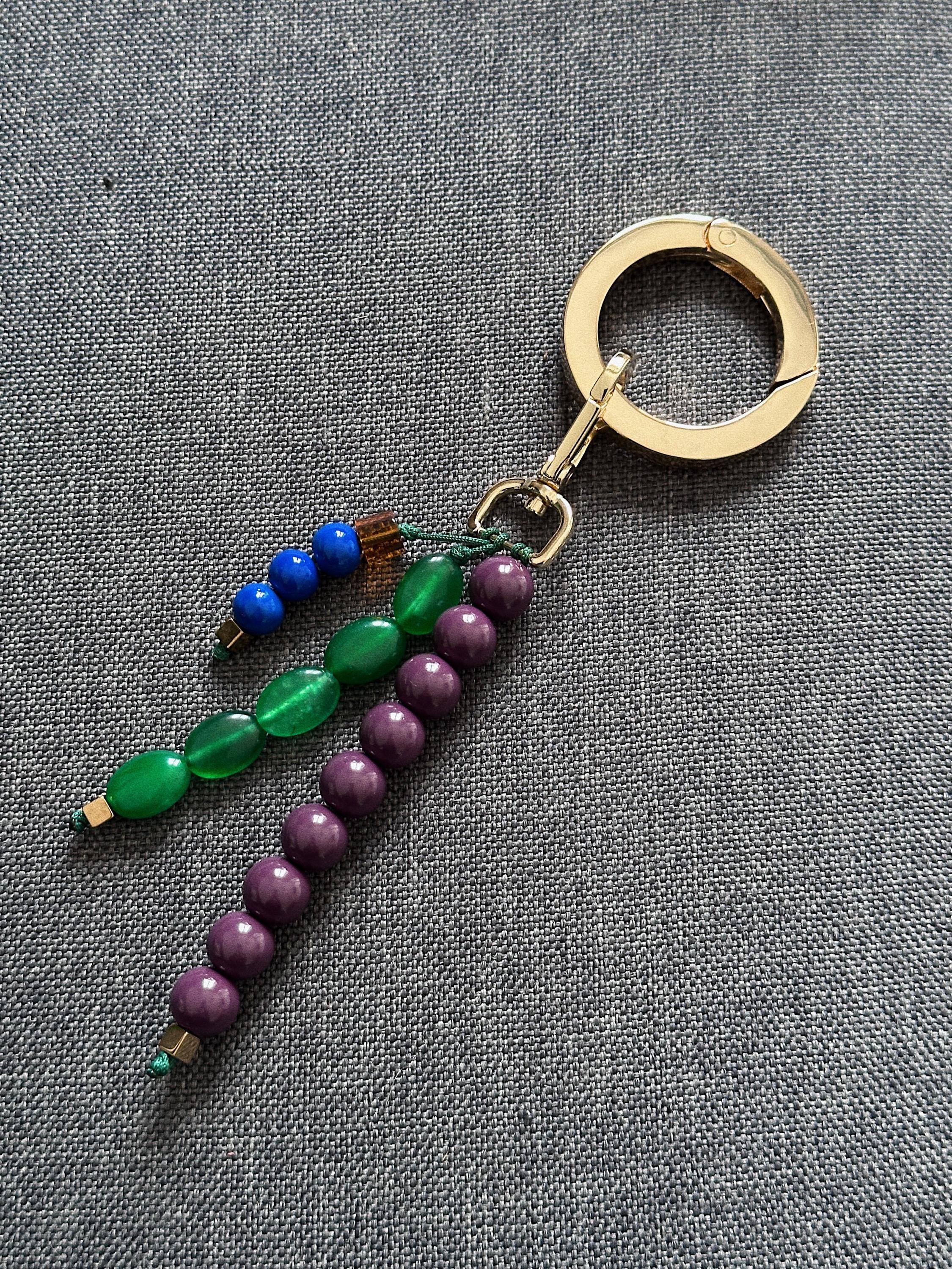Backpack keychain charms, Cute bag charm, Beaded bag charm, Trendy Bag Charm Keychain, Bag accessory, Women accessory bags, Purse Charm