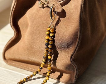 Handmade keychain, Trendy bag charm keychain, Cute keychain, Wooden bag charms, Keychain charms, Purse charms, Bag accessories, Gift for her