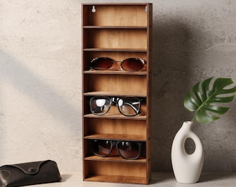 Zonnebrilrek, brilstandaard, houten brilhouder, houten brilhouder, zonnebrilstandaard, zonnebrilhouder voor aan de muur