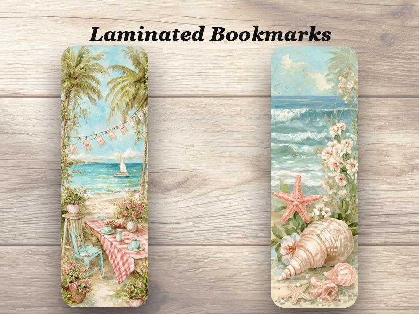 Cape Cod Summer Laminated Bookmarks. Set of 4 Book Marks to Help You ...