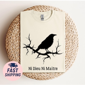 Anti-Trumpf-Shirt, Anti-Autoritär-Shirt, Ni Dieu Ni Maître, Kein Gott, kein Meister, Anti-Trumpf-Shirt, Linker-Protest-Shirt, Anarchist-T-Shirt