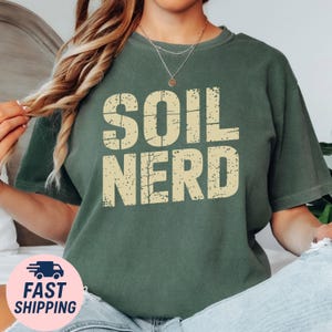 T-shirt nerd du sol : t-shirt drôle de géologie des sciences du sol