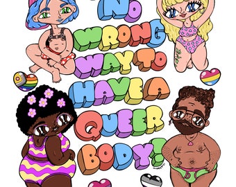 NO wrong WAY to have a Queer Body Patch!