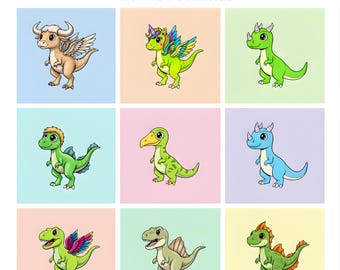 34 Dinosaur Coloring Pages – Coloring Sheets – T-Rex Coloring Pages – PDF Book