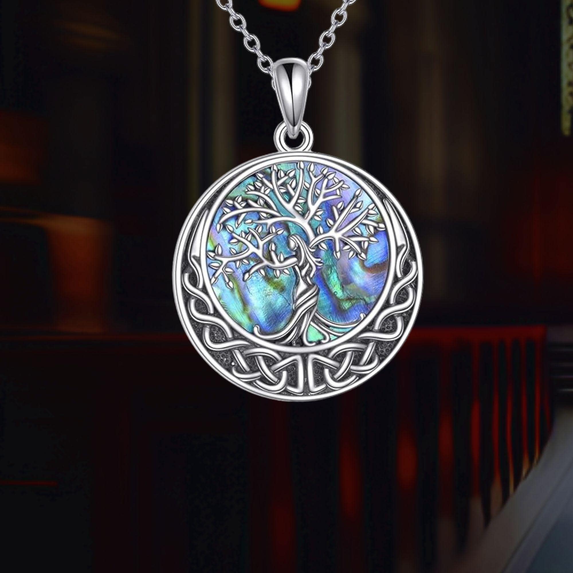 JERWLI - Anillo De Plata 925 Con Nudo Celta, Lazo Celta, Lazo De Bruja, Lazo De Bruja, Lazo De Amuleto, Regalo De Protección Para Hombre Y Mujer, 9, Plata De Ley