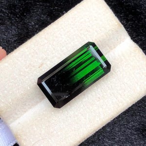 13.80-Carats Natural Bi Color Tourmaline Faceted From Afghanistan || Fine Stone ||